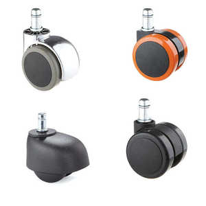 Rueda giratoria de 50 mm con anillo de agarre de PU para silla de oficina moderna de hierro, muebles, dormitorio, sala de estar, hotel, cocina, escuela - Product Image 2