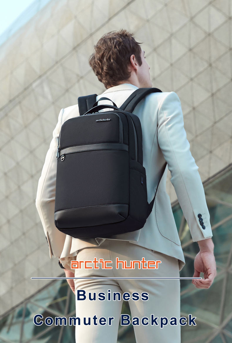Waterproof Men's Leather Travel Backpack With Usb Port Oem Available