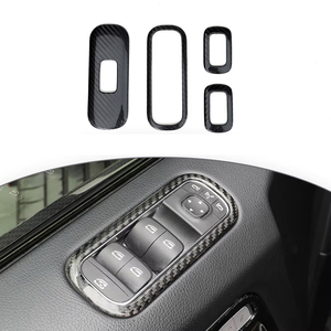 G classe W465 W464 W463A interruttore di sollevamento in vetro a secco in fibra di carbonio accessori interni per <span class=keywords><strong>auto</strong></span> 2019 anno fino al telaio interruttore alzacristallo elettrico - Product Image 1