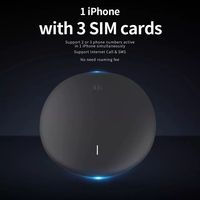 2025 nueva llegada IKOS compatible con tarjetas SIM 4G adaptador de doble espera GSM activo para teléfono móvil