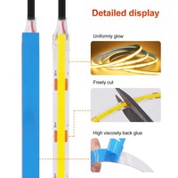Tira de Luz LED COB Personalizada OEM ODM de Alto CRI 90 5V USB 3000K 4000K 6500K Flexible