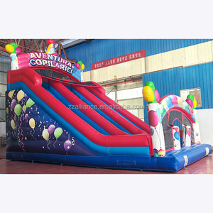 Toboggan gonflable commercial pour enfants, toboggan rebondissant pour l'extérieur - Product Image 4