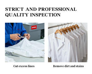 Camice a Maniche Lunghe Spesso per Medici, Uniforme da Lavoro per Clinica Veterinaria, Oftalmologo, Infermiere - Product Image 4