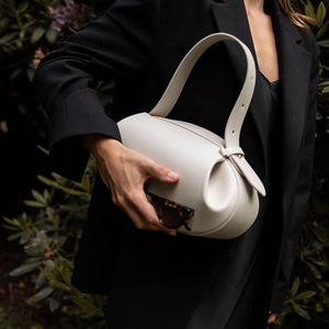 2025 <strong>Black</strong> PU Crossbody <strong>Bag</strong> for Women <strong>Small</strong> Round Shoulder Purse Top Handle Lightweight Casual <strong>Bag</strong> 3-Dimensional Design Compact - Product Image 5