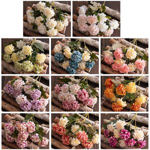 Bouquet de chrysanthèmes artificiels CallaFloral en polyester, décoration intérieure, arrangement de mariage - Product Image 3