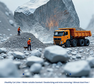 Lettiera per Gatti in Cristalli di Gel di Silice Senza Profumo, Bassa Polvere, Alta Assorbenza, Blocco Rapido dell'Urina, Facile da Pulire per Più Gatti - Product Image 2