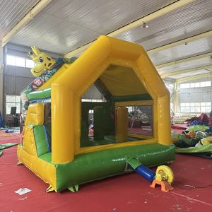 Château gonflable à thème animal en PVC de nouvelle conception, 4m*4m, petit parc de saut gonflable, maison de saut gonflable pour enfants à <span class=keywords><strong>vendre</strong></span> - Product Image 4