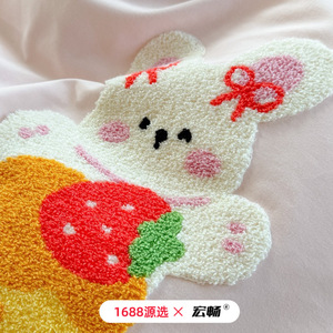 Girlish Embroidered Pure Cotton Four-Piece <b>Bedding</b> <b>Set</b> Autumn Winter Warm Skin-Friendly Student Dormitory Use - Product Image 3