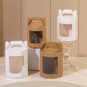 Caja de Papel Transparente Personalizada con Ventana para Exhibición de Productos, Empaque de Regalos y Uso Minorista - Product Image 1