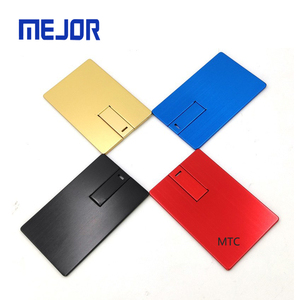 Xoay hợp kim thẻ tín dụng 32G Pendrive 8G Đen nhôm Flash Bộ nhớ 16G Ổ Đĩa Bút USB thẻ kim loại - Product Image 3