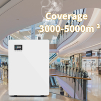 Diffuseur d'air électrique HVAC à faible bruit contrôlé par application WiFi Tonemy, garantie 1 an, capacité 1000 ml, 3000-5000 CBM