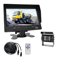 7 pouces TFT LCD moniteur de voiture 24v voiture vue arrière camion inverse véhicule caméra de recul système Kit pour vue arrière remorque Bus