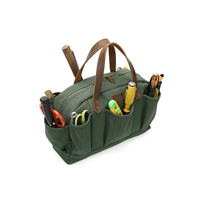 Nouveau Designer Faible QUANTITÉ MINIMALE DE COMMANDE Logo Personnalisé Concepteur Sac Grande Capacité Sac Fourre-Tout En Toile Outils À Main