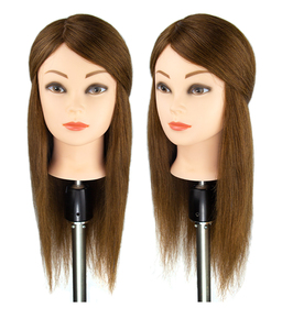 Factory Outlet 40% cabeza de muñeca de entrenamiento de cabello humano para peluquero y cosmetalogistas corte de cabello y cabeza de maniquí femenino trenzado - Product Image 6