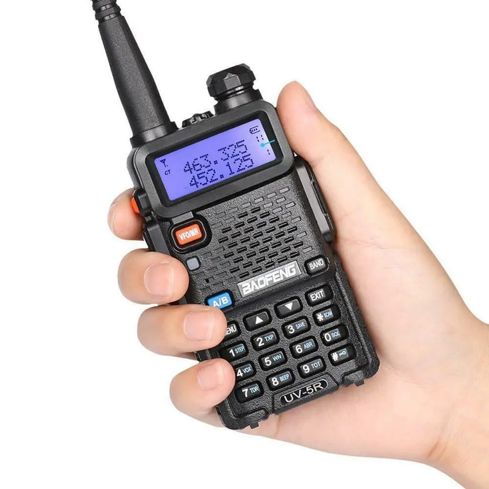 2022 New Baofeng Ham Radio 5W Uhf Vhf Radio Long Range Dual Band Handheld Walkie Talkie UV-5R