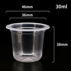 Tùy chỉnh 30ml bánh thạch PP Ly nhựa dùng một lần trong suốt nhựa nhỏ ly thạch tráng miệng trái cây bao bì <span class=keywords><strong>container</strong></span> - Product Image 6