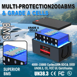 亚欧耐克磷酸铁锂电池组 12v 100AH 200AH 24v 100ah 200ah 300ah 460ah 48V 锂离子深循环电池组 - Product Image 6