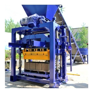 QTJ4-35 Pequeña Máquina Manual para Fabricar Bloques de Hormigón Huecos y Ladrillos de Pavimento, <span class=keywords><strong>Precio</strong></span> de Equipo para Bloques Sólidos, Fabricante de Líneas de Producción - Product Image 2