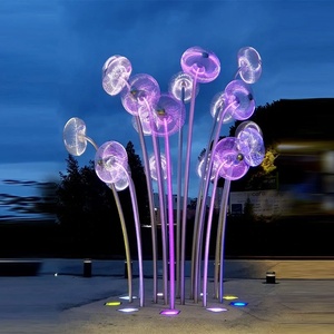 Sculpture Lampe Décorative <span class=keywords><strong>LED</strong></span> Paysage Lumière Personnaliser En Acier Inoxydable Parc Carré Extérieur 60 80 Gua Luzes De <span class=keywords><strong>Led</strong></span> De Papai <span class=keywords><strong>Noel</strong></span> - Product Image 2