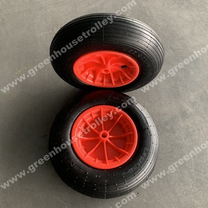 <span class=keywords><strong>Roue</strong></span> en caoutchouc pneumatique 400mm 4.00-8 <span class=keywords><strong>Roue</strong></span> <span class=keywords><strong>de</strong></span> <span class=keywords><strong>brouette</strong></span> 16 pouces <span class=keywords><strong>Roue</strong></span> <span class=keywords><strong>de</strong></span> <span class=keywords><strong>brouette</strong></span> Pneu Portée et norme Rohs - Product Image 3