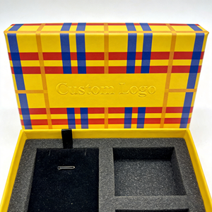 Scatola per Gioielli Ecologica con Base e Coperchio, Inserto in Carta Artistica per Esposizione e Conservazione di Orecchini, Anelli e Ciondoli, Personalizzabile, Basso MOQ - Product Image 3