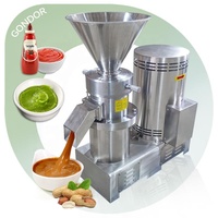 Le moulin professionnel de pâte de houmous utilisé par colloïde de bitume En Acier inoxydable fait la machine de beurre d'arachide à petite échelle