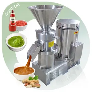 Professional Bitumen Colloid Used Hummus Paste Mill En Acier Inoxydable Make Small Scale Peanut Butter Machine