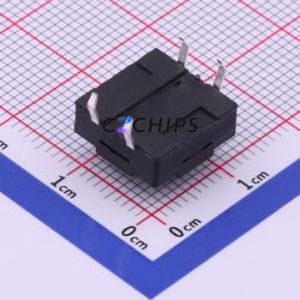 TC-FS1212D-C-H Tactile Switch Through hole-4P,12x12mm Switch Single Pole Single Throw Round Button 2.6N Through Hole - Product Image 2