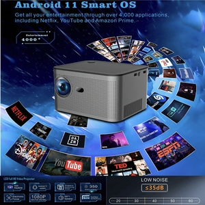 Hy350 Mini video chiếu Full HD 4K <span class=keywords><strong>Android</strong></span> 11 & Wifi thông minh LED Đèn xách tay rạp hát tại nhà proyector - Product Image 3