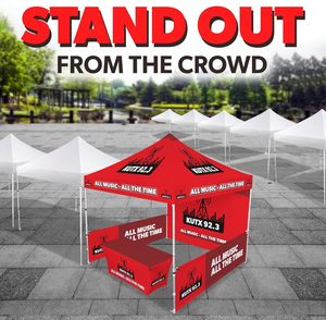 CHINAFactory, carpa de aluminio portátil de 3X3M, carpa plegable, carpa para eventos de exposición resistente, carpas emergentes impresas personalizadas - Product Image 3