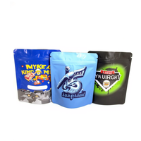 Sachets Doypack en plastique personnalisés de 3,5g, 7g, 14g, 28g, anti-odeur, sacs Mylar de 3,5 grammes, emballage à fermeture sécurité enfant