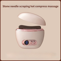 Outil de massage facial rechargeable par USB, thérapie chaude et froide, planche de massage à température constante, soin de la peau à micro-courant