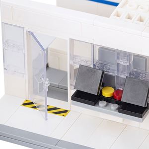 Moc4052 bệnh viện thành phố loạt CT phòng với 2 máy tính mô hình tự làm giáo dục xây dựng khối quà tặng đồ chơi cho trẻ em 255pcs - Product Image 4