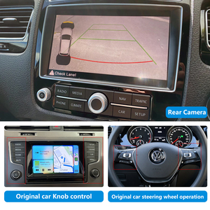 VW Touareg <span class=keywords><strong>Golf</strong></span> Tiguan Skoda teramont Phaeton โมดูลเล่นแอปเปิ้ลคาร์เพลย์แบบไร้สาย Android กล่องถอดรหัสรถยนต์สำหรับ Volkswagen - Product Image 3