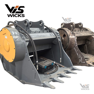 Benna Frantumatrice GT per Escavatori con Piastra a Mascella e Motore per Escavatori da 12-18 Tonnellate, Alta Capacità di Frantumazione 0,7m, Peso 2300kg - Product Image 6