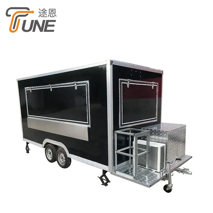 Schnelle Lieferung Konzession Stand Street Vending Kaffee Snack Mobile Food Truck Trailer Factory Supply
