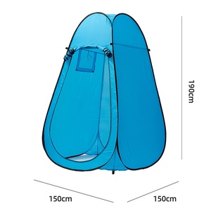 Vòi hoa sen Lều pop-up riêng tư Lều cắm trại nhà vệ sinh di động lều ngoài trời trại phòng tắm thay đồ phòng thay đồ - Product Image 6