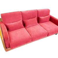 Canapé moderne 3 places en tissu avec technologie de rembourrage en mousse améliorée Modèle élégant pour hôtels, villas, appartements, hôpitaux Sous-sols