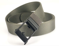 Nouvelle ceinture tactique à boucle automatique givrée pour hommes en nylon à séchage rapide 3.8cm ceinture extérieure repos jeans-ceintures en tissu de gros