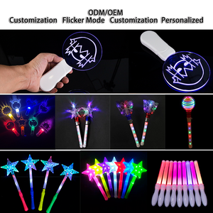 Longstar tốt nghiệp Đảng nến trắng lập trình Mini video bóng đèn Acrylic ánh sáng trống <span class=keywords><strong>LED</strong></span> dandiya gậy sử dụng trong nhà - Product Image 5