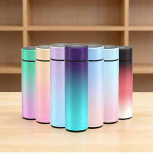 Stainless Steel Water Bottle <b>with</b> LED Temperature Display Double Walled Vacuum Insulated Smart BPA Free - Product Image 4