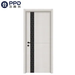 Hot Sale Factory Newest Design China supplier Cheap Solid Wood Interior Wooden Door in Dhaka Bangladesh