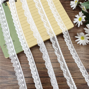 ริบบิ้นลูกไม้สีขาววินเทจสีเบจ,ริบบิ้นลูกไม้สำหรับเย็บห่อของขวัญ DIY - Product Image 5