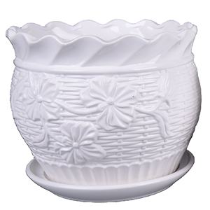 <span class=keywords><strong>Maceta</strong></span> Modernista de Cerámica Pintada a Mano, <span class=keywords><strong>Maceta</strong></span> de Cobre con Diseño de <span class=keywords><strong>Buda</strong></span> - Product Image 1