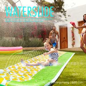 Lemon Inflatable Water Slide 480x138cm Outdoor PVC Lawn Slide For Kids And Family Fun - Product Image 4