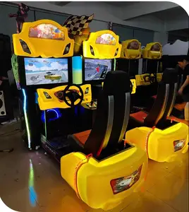 Prezzo più basso 2 giocatori guangzhou factory macchina da gioco a gettoni per auto da corsa per parco divertimenti al coperto