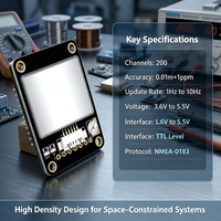 Capteur GNSS Micro RTK B1501NK 28x28mm, double fréquence, 200 canaux, module de positionnement intégré haute sensibilité
