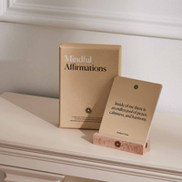 Fabricant Chinois Personnalisé OEM Cartes d'Affirmation Quotidiennes Positives et Motivationnelles avec Livre