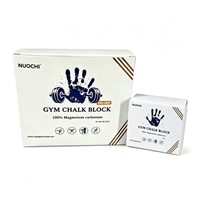Blocs de magnésie blanche pour l'escalade, carbonate de magnésium en morceaux, poudre 100g 200g 300g, adhérence maximale, longue durée, faible poussière