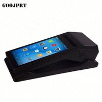 Mini Mobile Android 6.0 Rugged PDA 80Mm Built-In Thermal Printer Smart Pos Handheld Pda dengan Printer